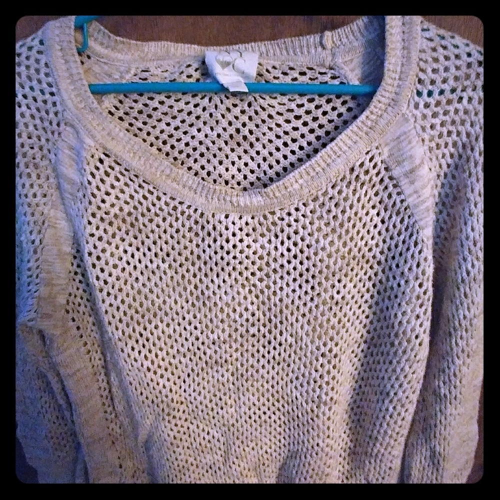 Mesh sweater